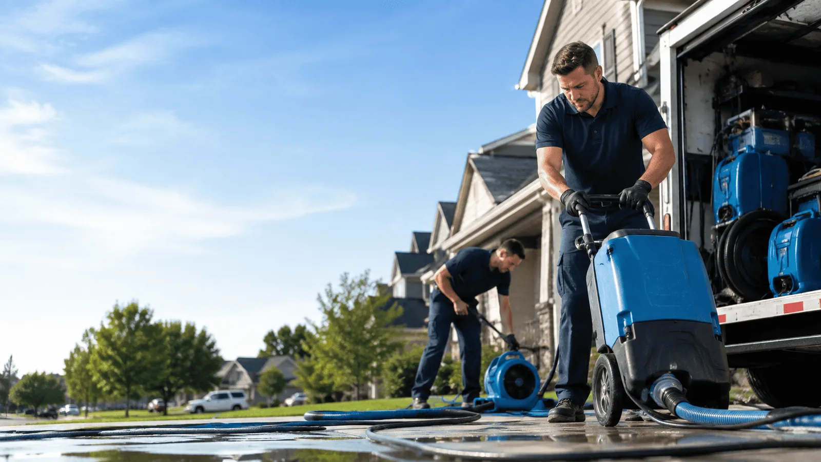 Structural Drying being performed in Shrewsbury, NJ